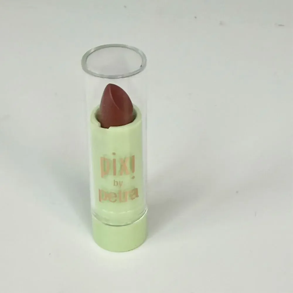 Pixi by Petra Mini Mattelustre Lipstick Rose Naturelle Pink Travel .1oz 3.3g NIB